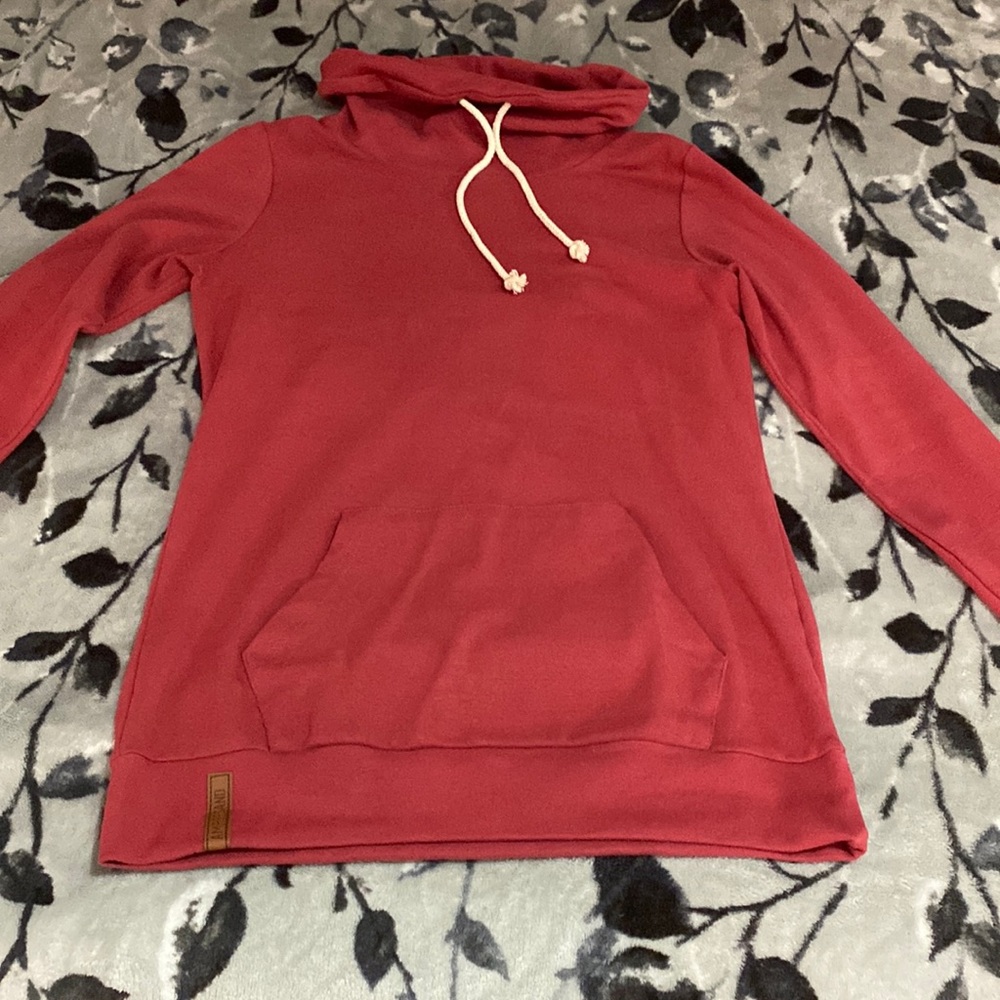 Ampersand Cowl Neck Sweater